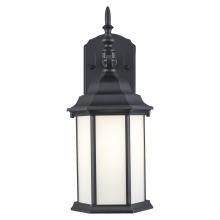 Trans Globe 51630 BK - 1LT-WALL LANTERN-SML-BK-WH FRO